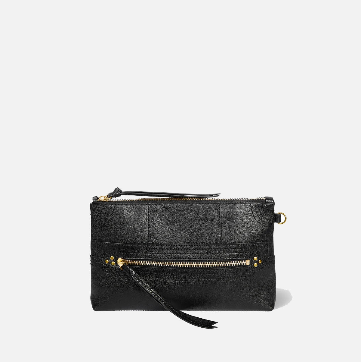 Lucky Clutch Noir Brass