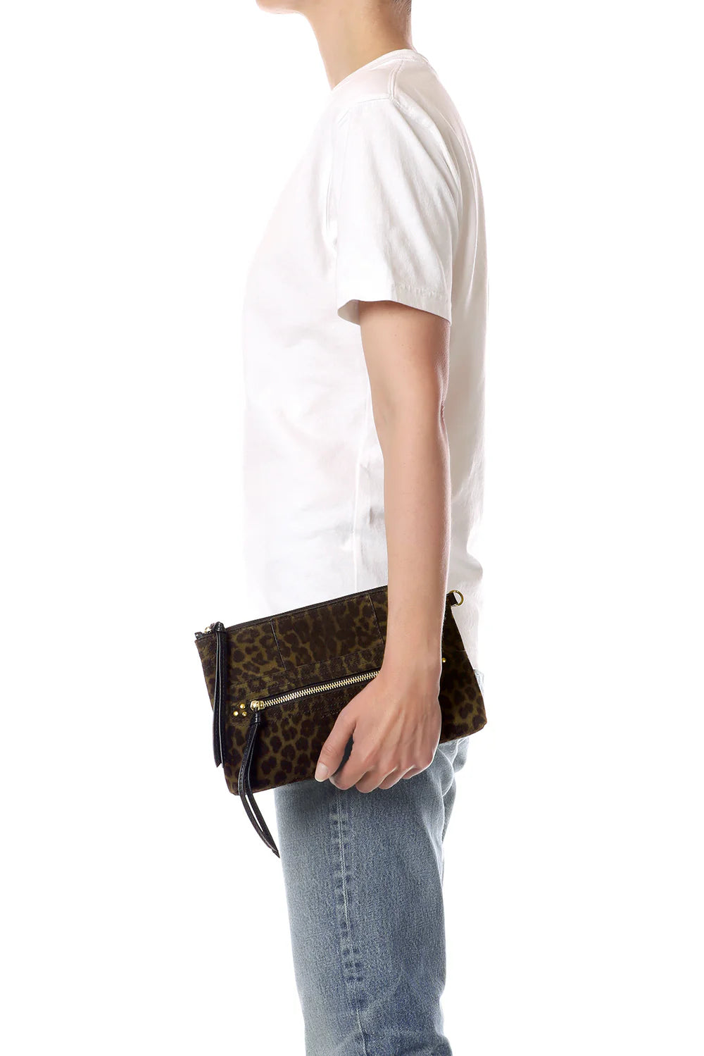Lucky Clutch Leopard Kaki
