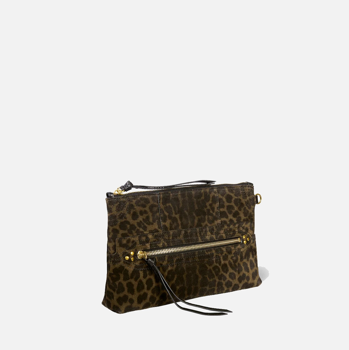 Lucky Clutch Leopard Kaki