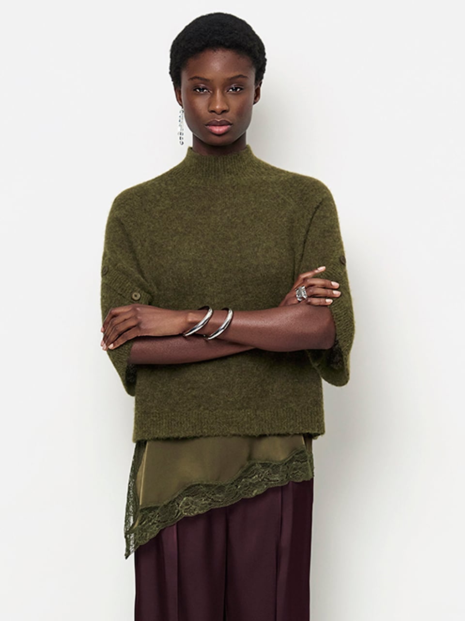 Mahani cape sweater