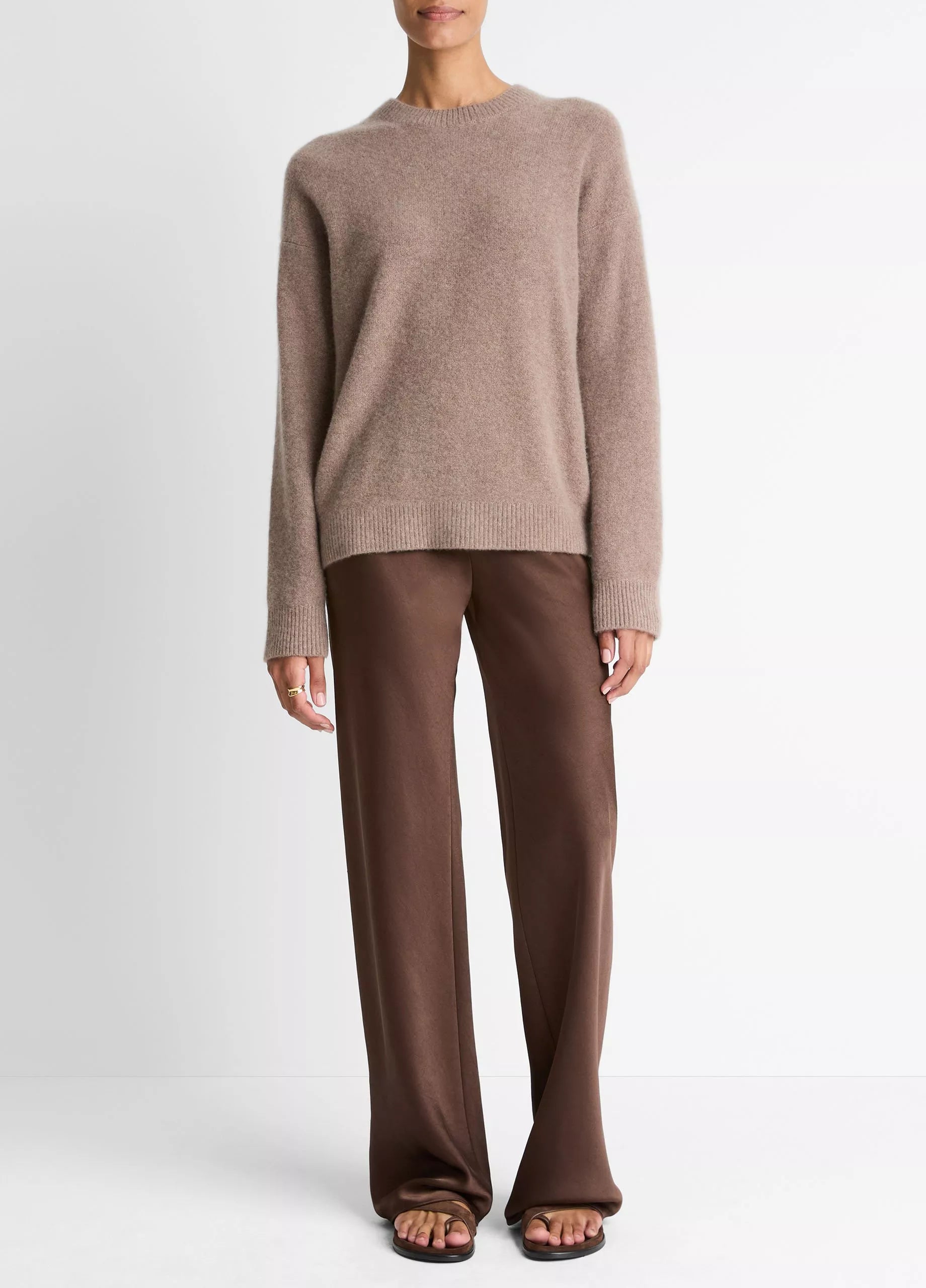 BOILED CASHMERE CREW V162379817