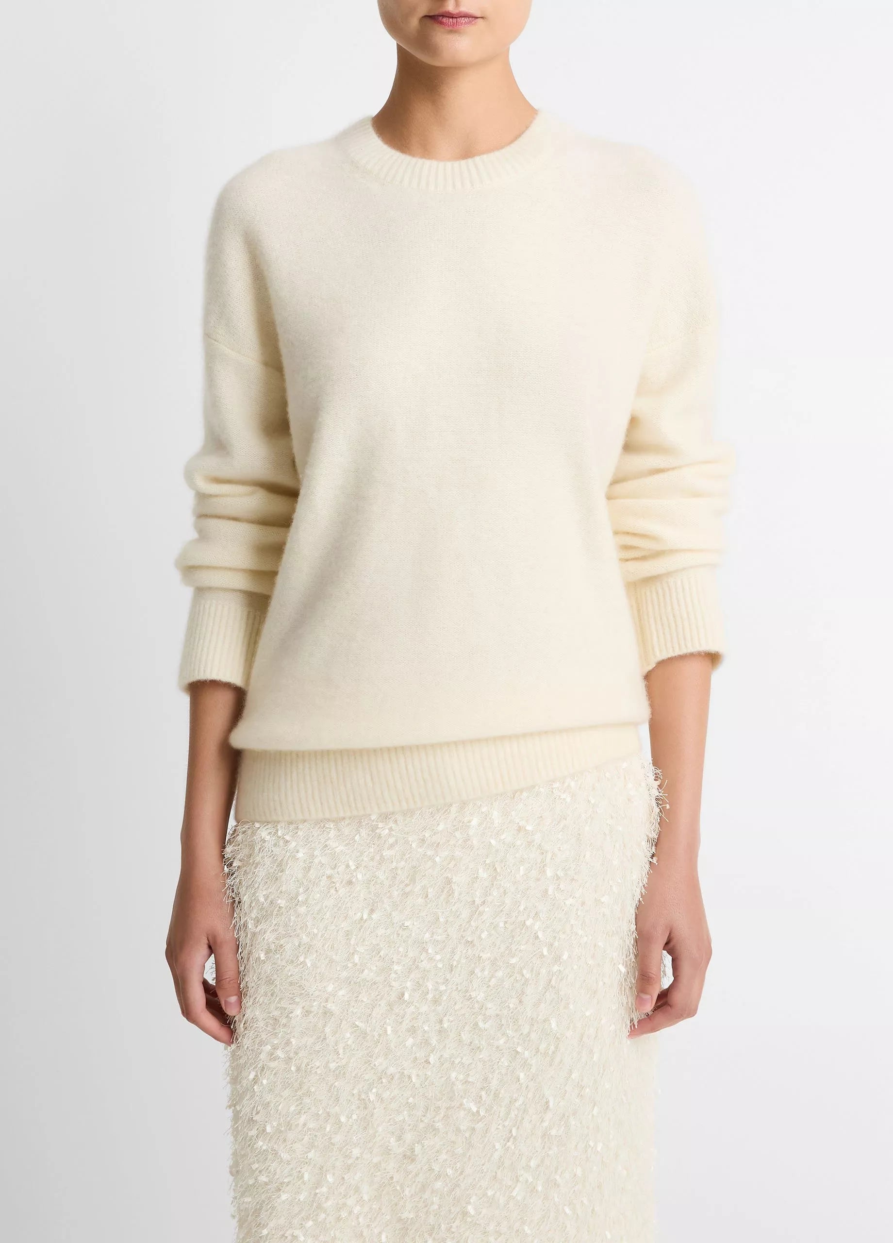 BOILED CASHMERE CREW V162379817