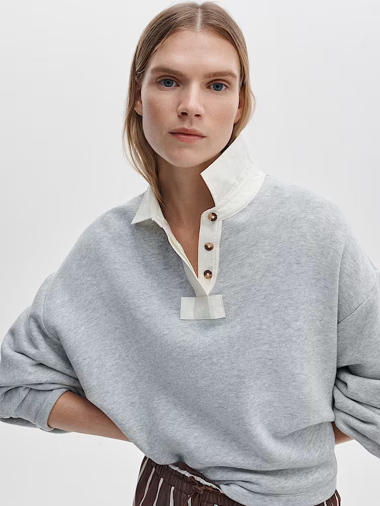 Trui Cropped Oversized Polo