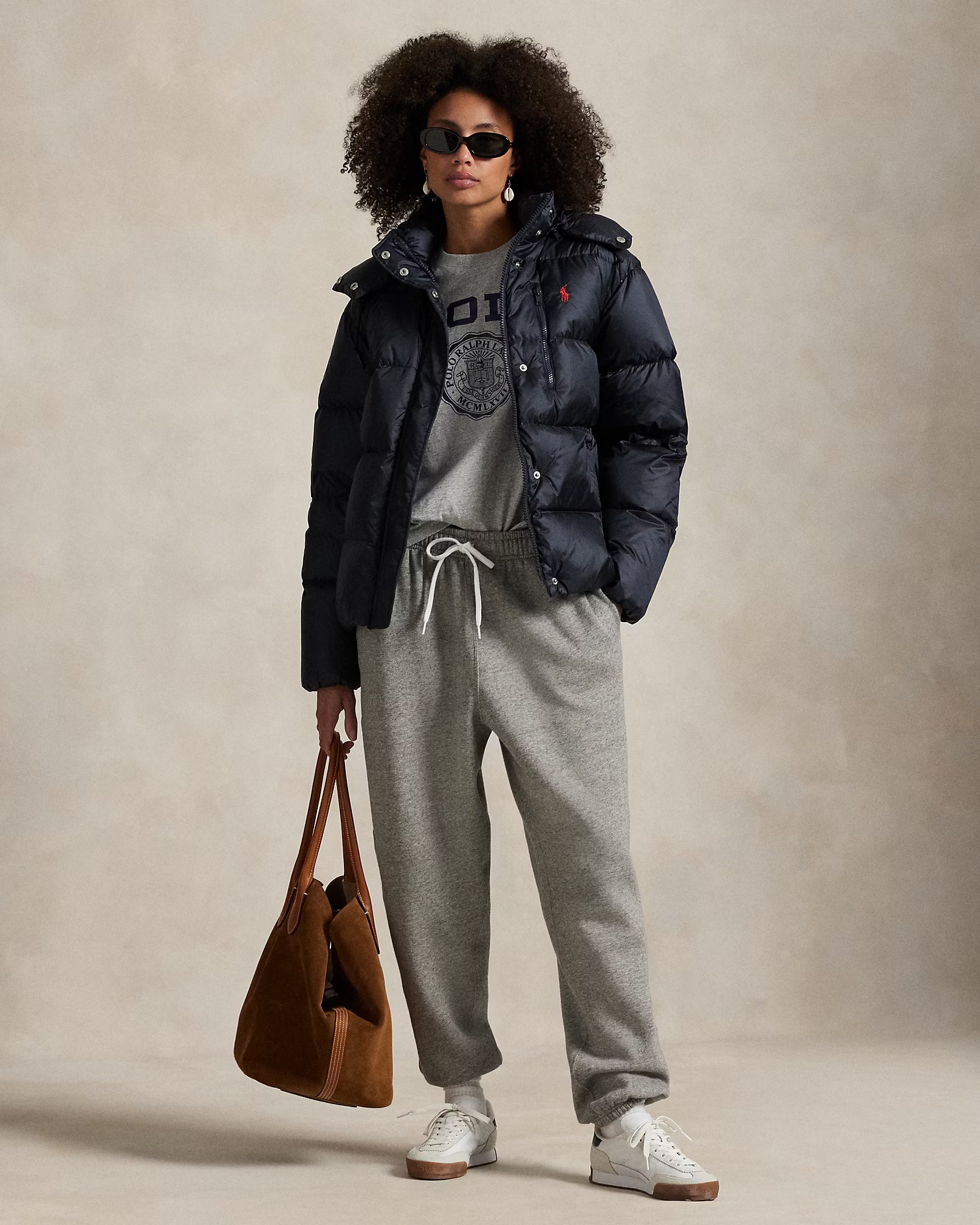 WOVEN PUFFER COAT