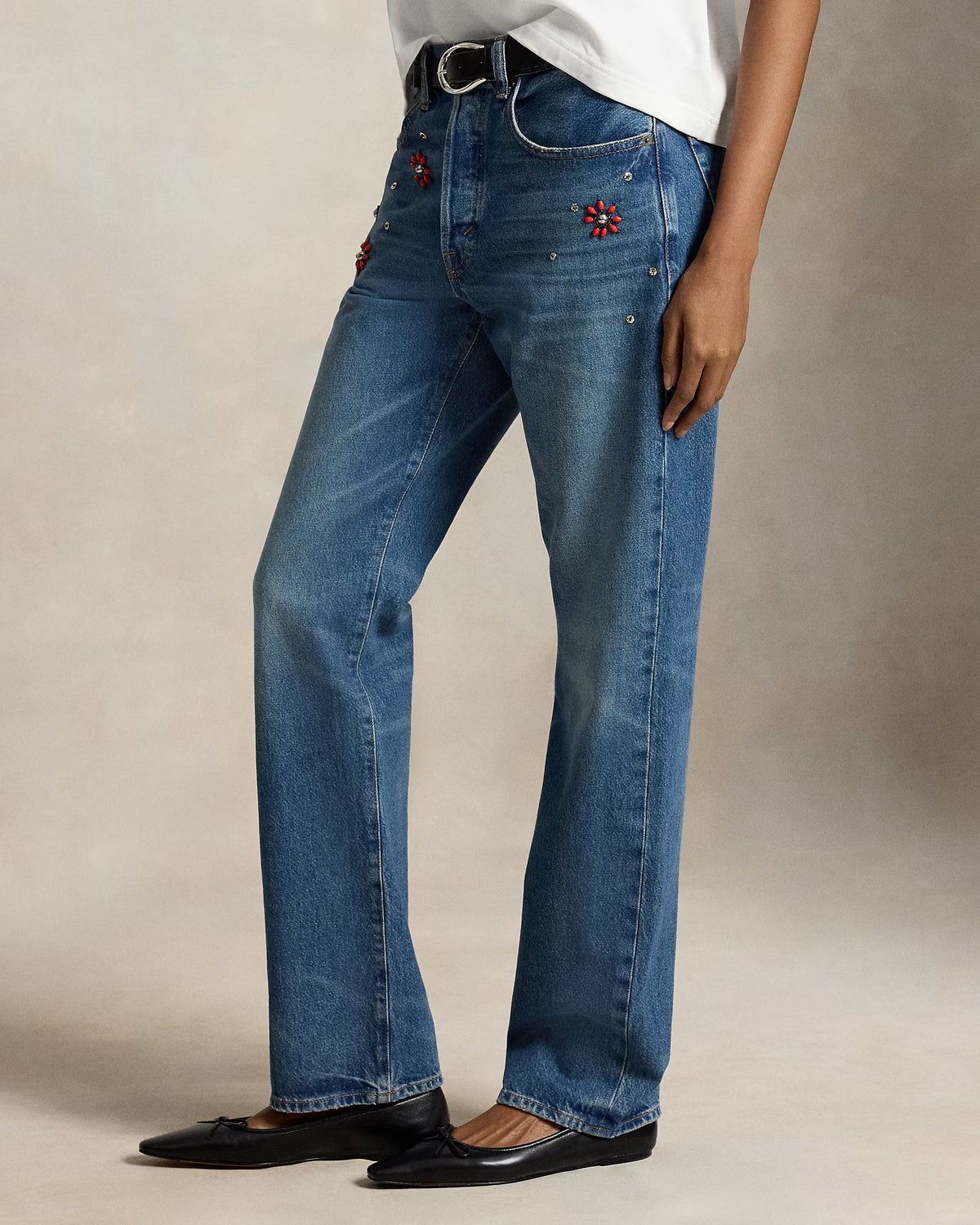 211B17122001 WOVEN STRAIGHT PANTS