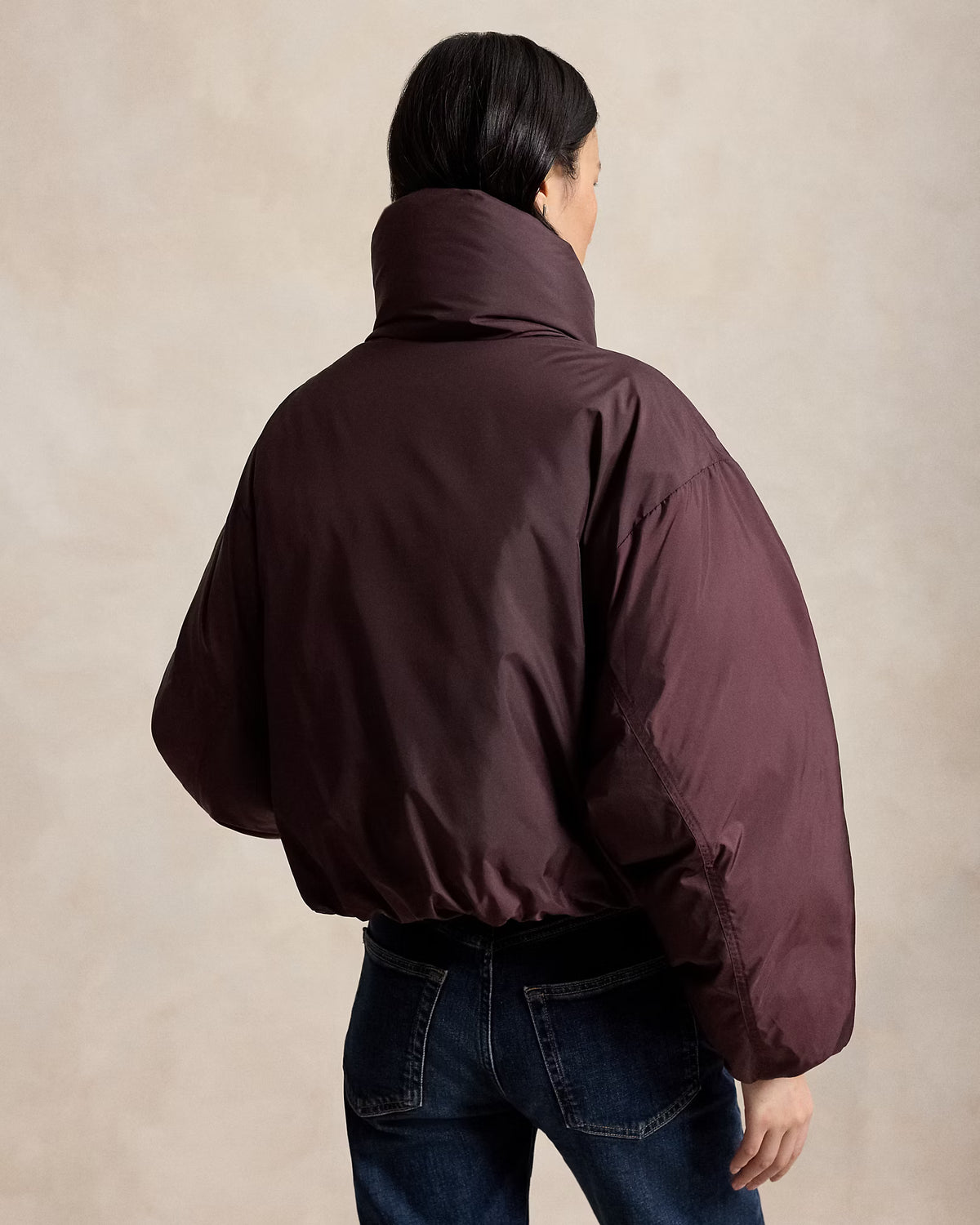 WOVEN PUFFER COAT