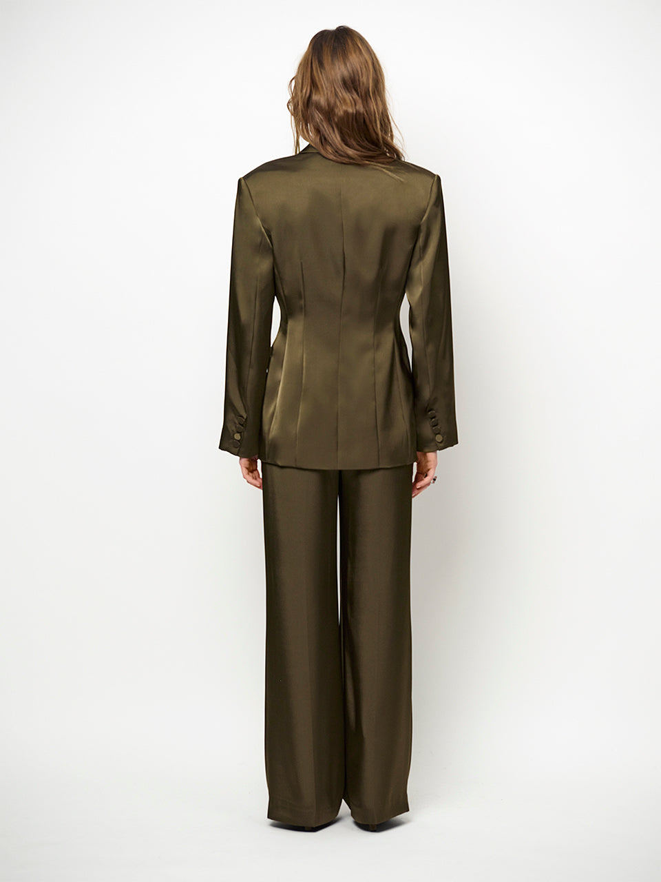 Rush tailored bold satin blazer