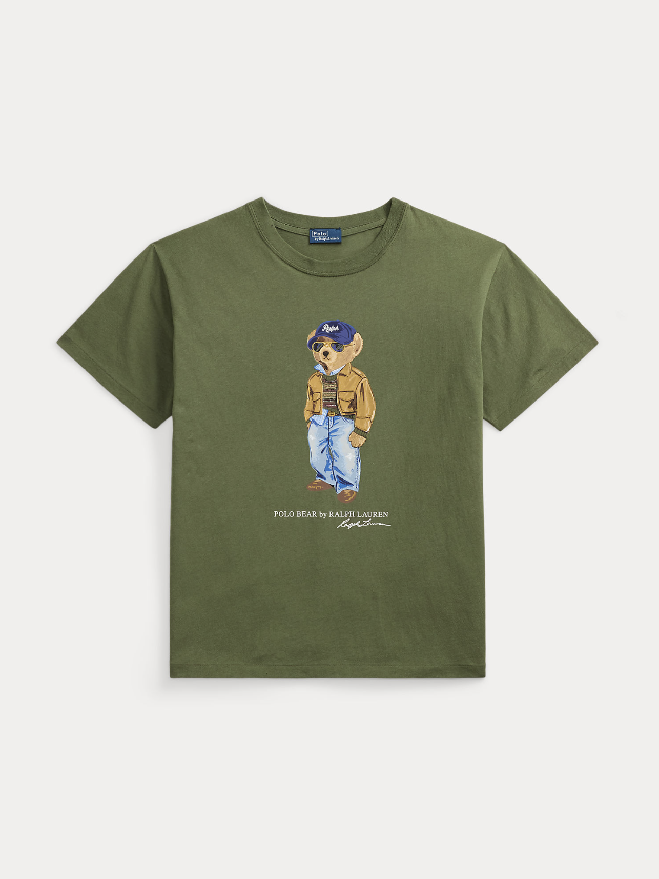 POLO BEAR COTTON JERSEY TEE