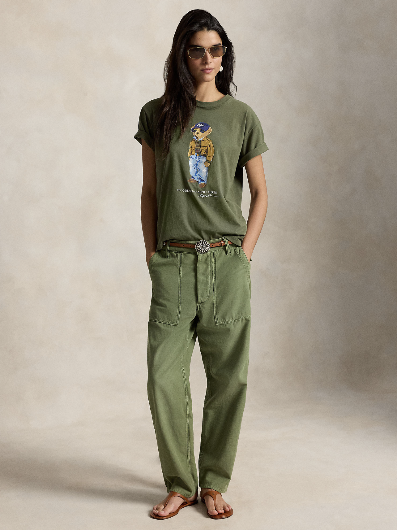 POLO BEAR COTTON JERSEY TEE