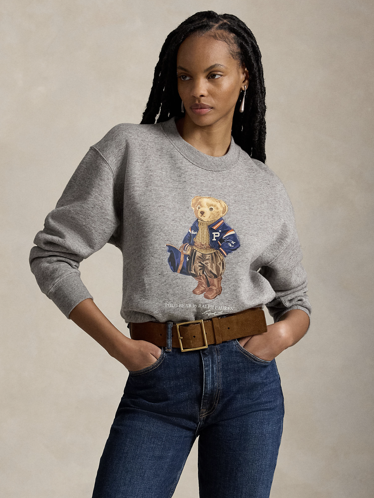 POLO BEAR FLEECE CREWNECK