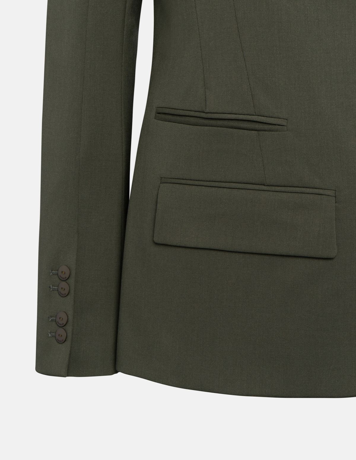 DONDUP SLIM-FIT DOUBLE-BREASTED BLAZER IN WOOL GABARDINE
