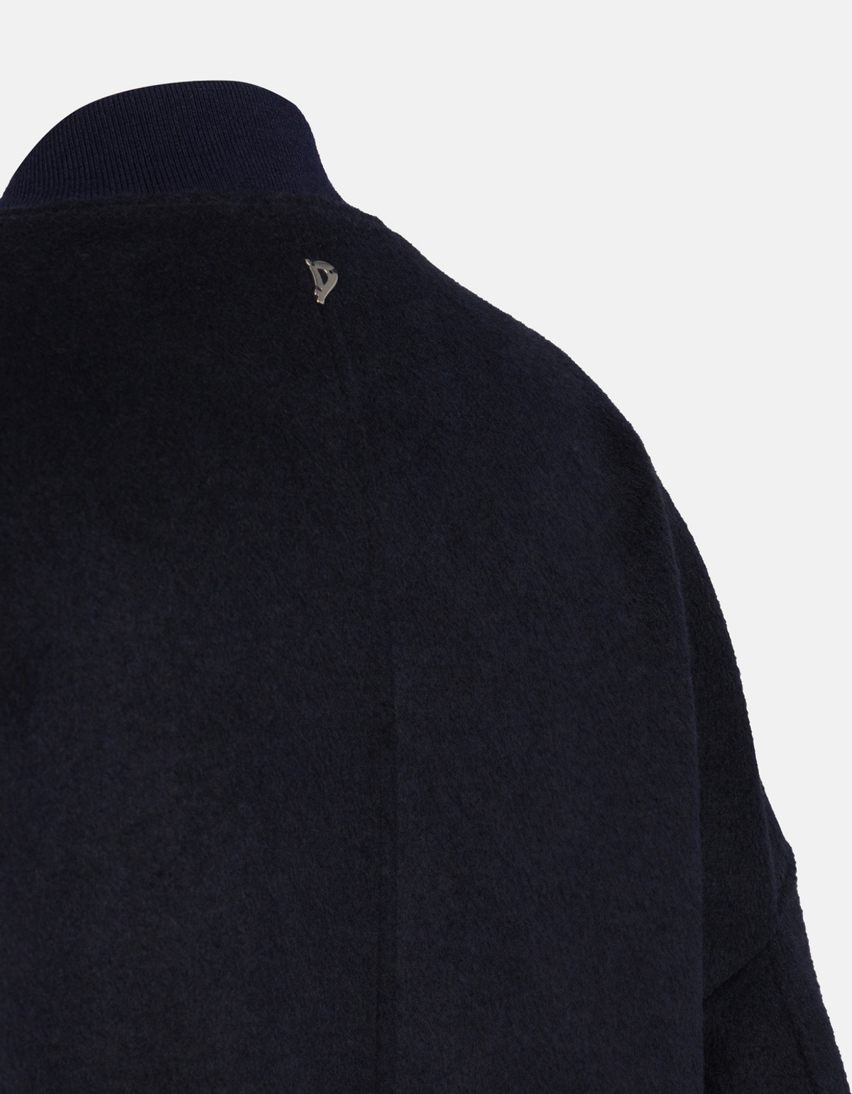 OVERSIZED WOOL-BLEND VELOUR BOMBER JACKET