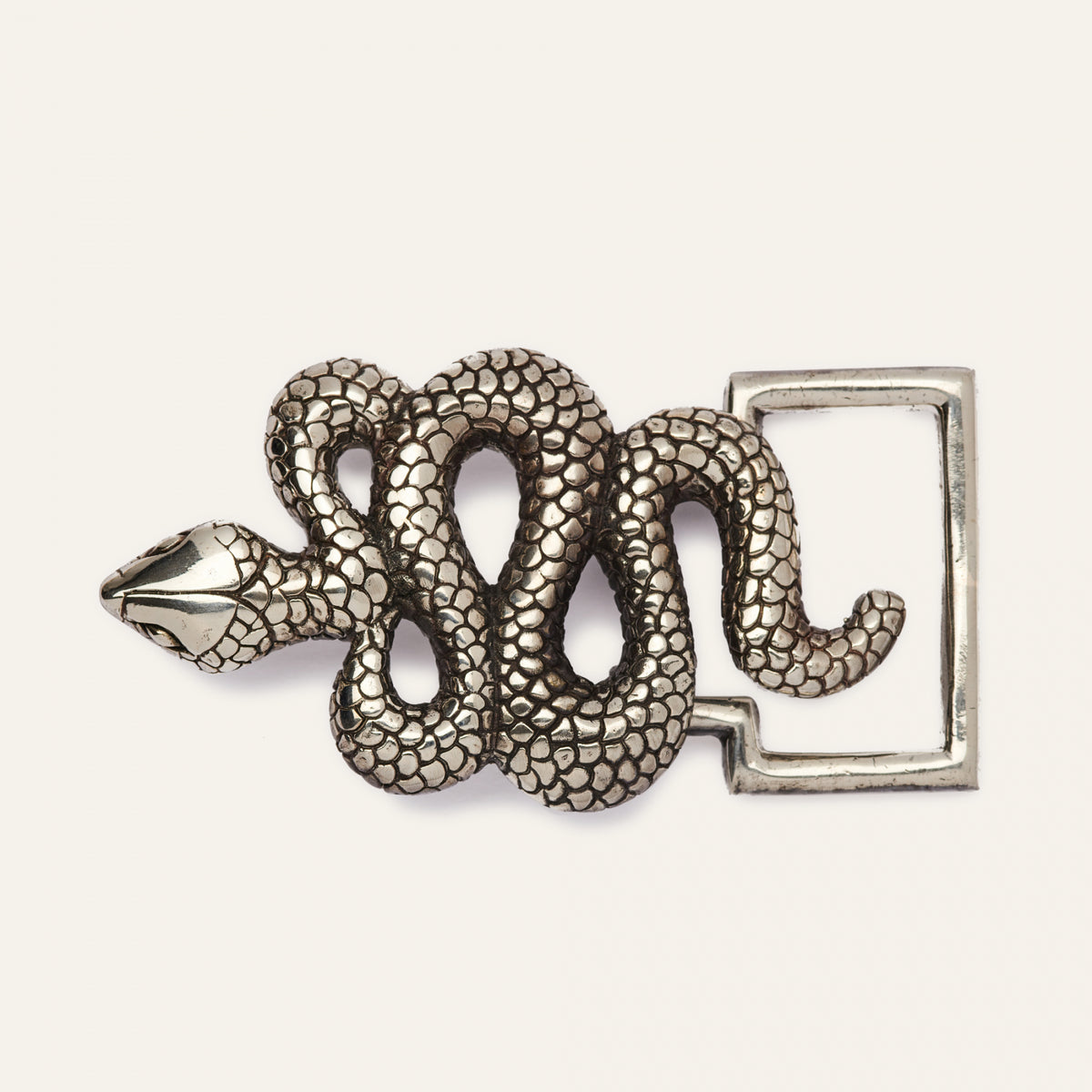 Silver Snake Buckle (Large)