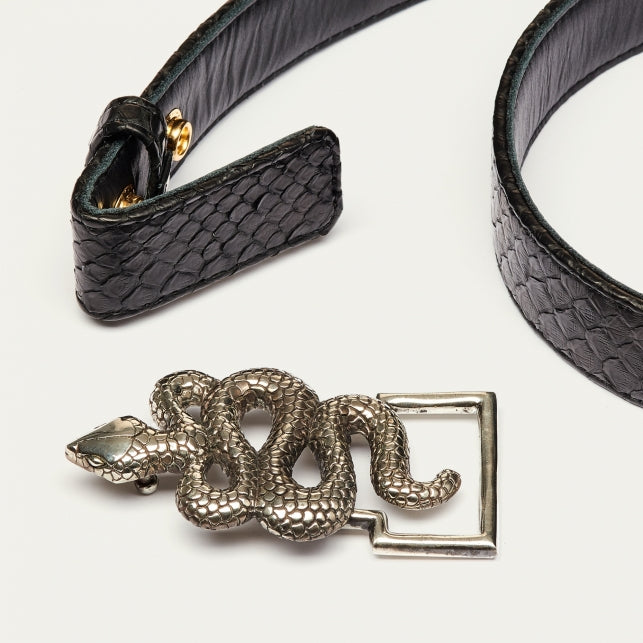 Silver Snake Buckle (Large)