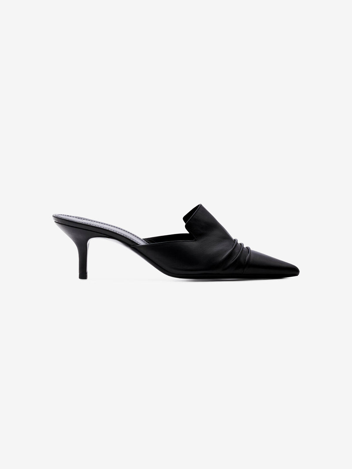 Plisse Mule