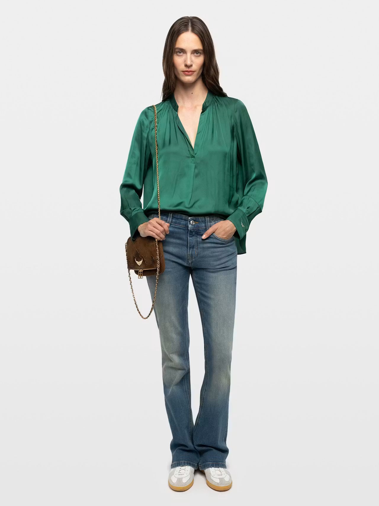 TINK SATIN TOP WWSH00021