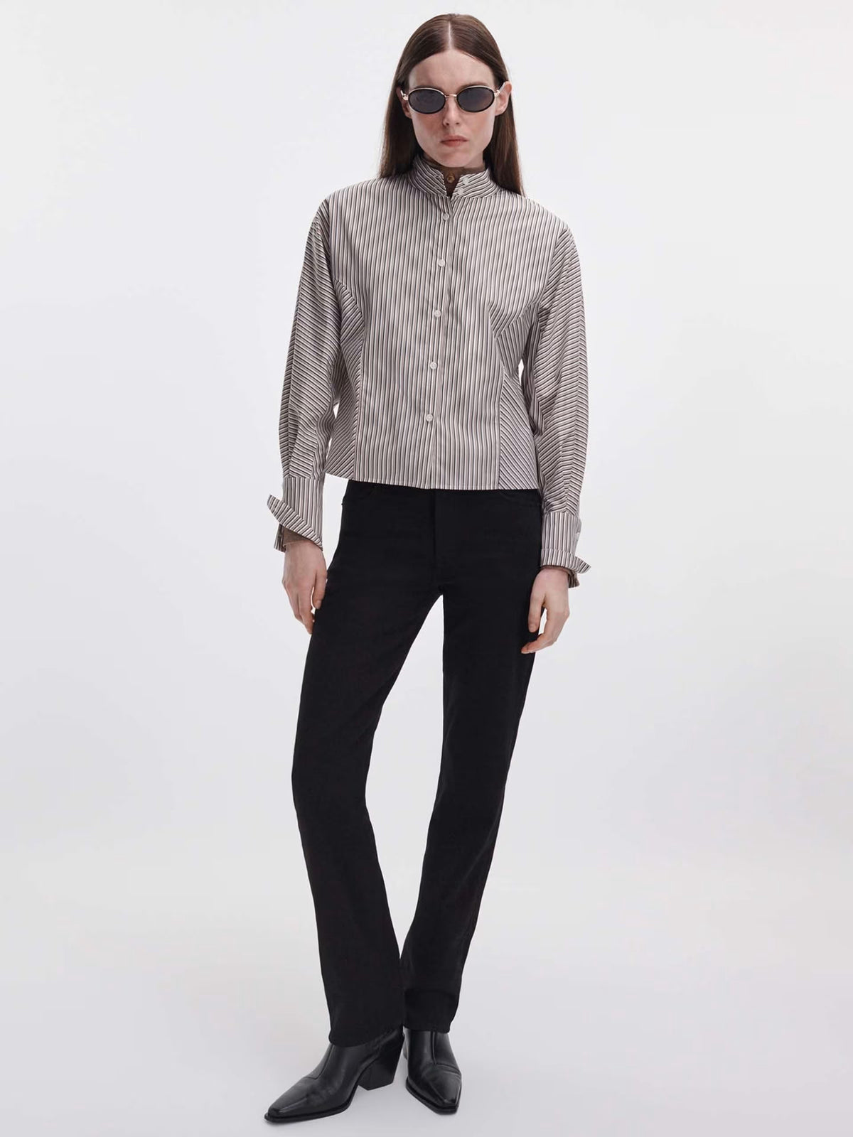 DUSTIN STRIPE POPLIN SHIRT