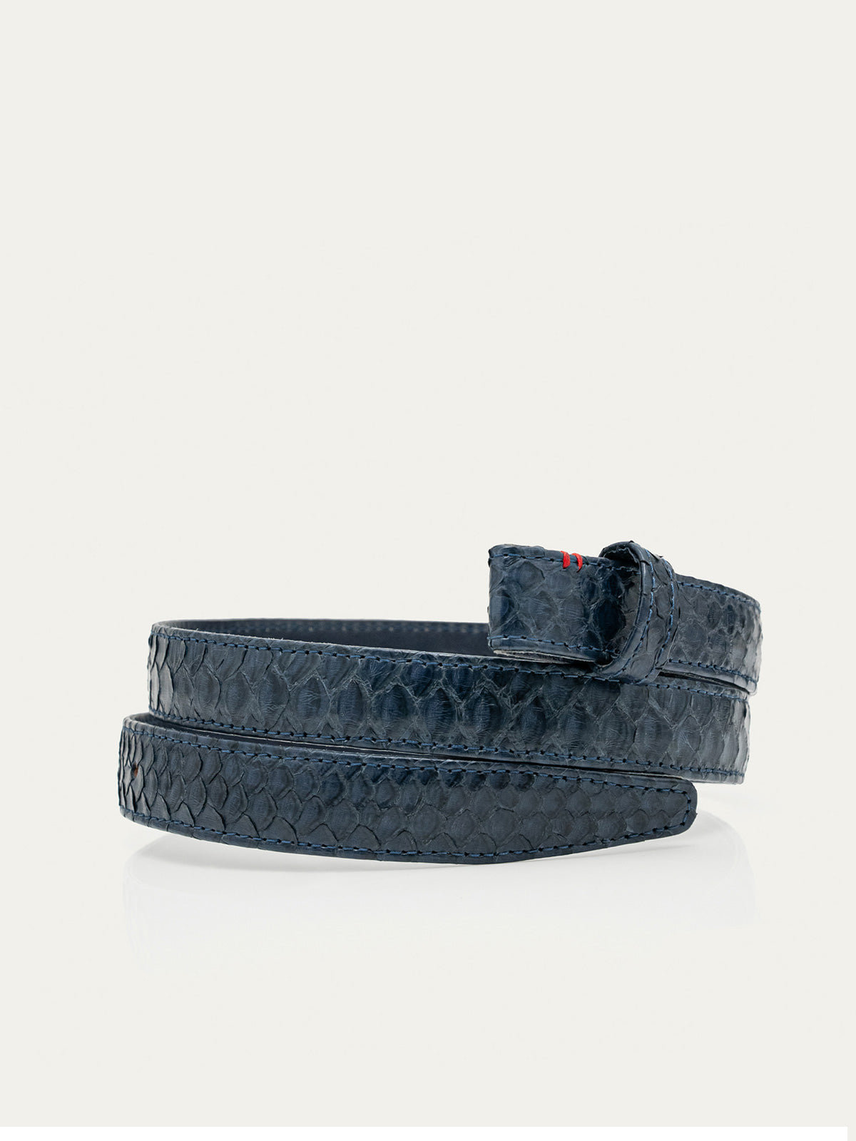 Riem Navy Python Baby Belt