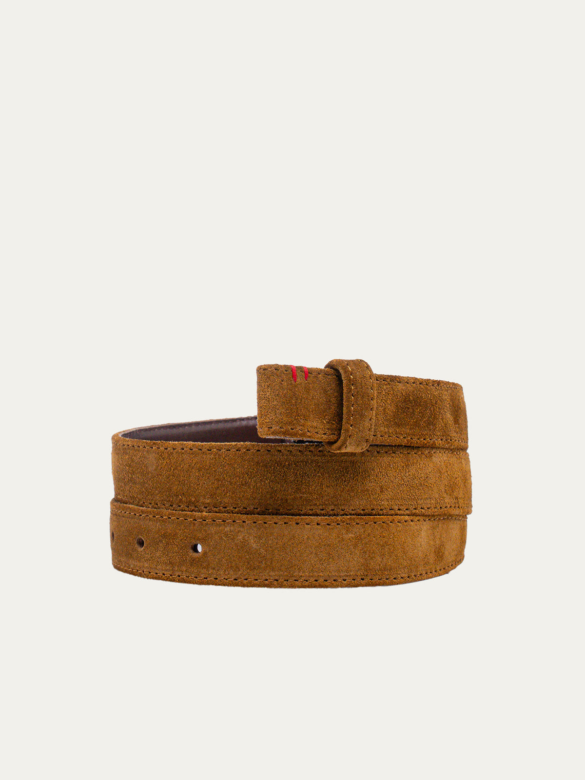 Riem Tobacco Suede Leather Baby Belt
